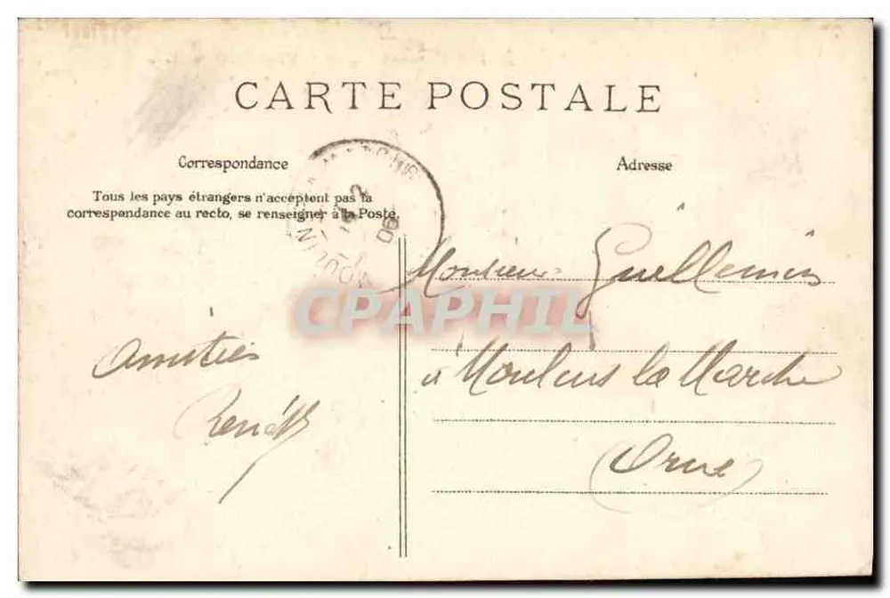Suresnes — Das Fort von Mont Valérien — C. L. C. Nr. 30 - Rückseite