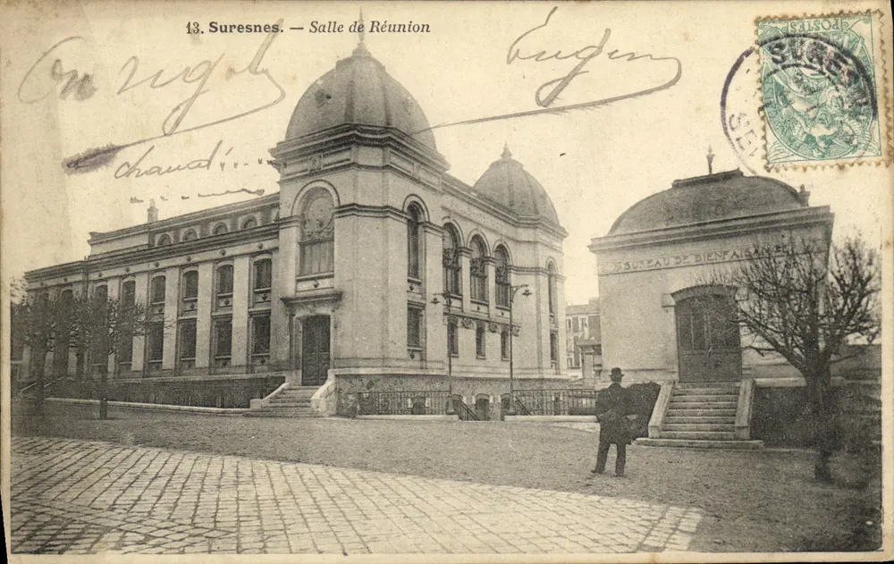 Suresnes — Sala de Reunião e Escritório de Caridade — F. Polynémat, Paris - Frente