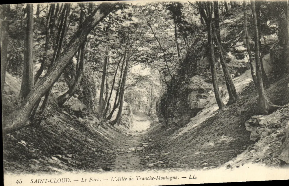 Saint-Cloud — Der Park — Die Allee Tranche-Montagne — LL. - Vorderseite