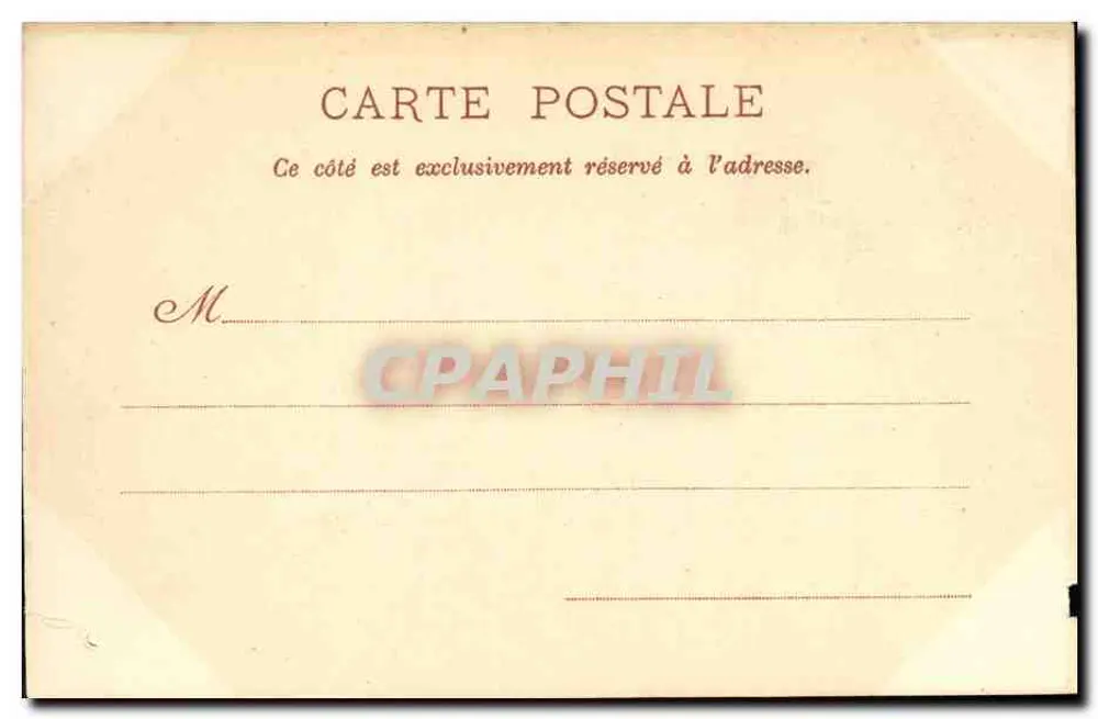 Parc de Saint-Cloud — Bassins de la Cascade — P. Marmouse, Paris, n°12 - Verso
