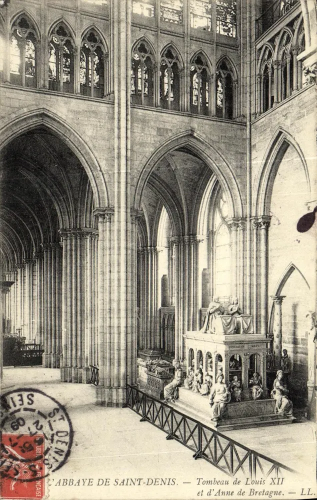 Abbaye de Saint-Denis — Grabmal von Louis XII und Anne von Bretagne — LL - Vorderseite