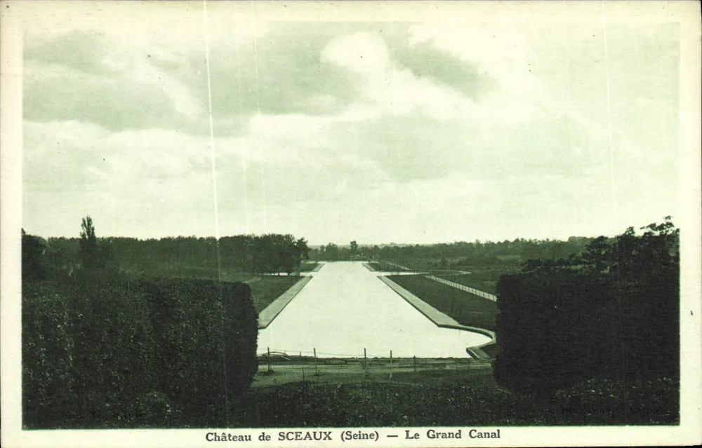 Castelo de SCEAUX (Seine) — O Grande Canal - Frente