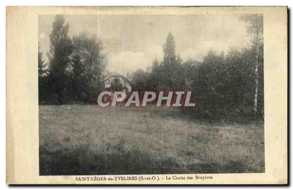 Saint-Léger-en-Yvelines (S.-et-O.) — Das Chalet der Bruyères - Vorderseite