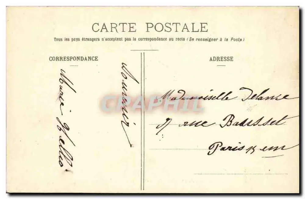 Saint-Pélegrin-en-Tvelines (S.-et-O.) — O Châtel des Bruyères — Editor não visível - Verso