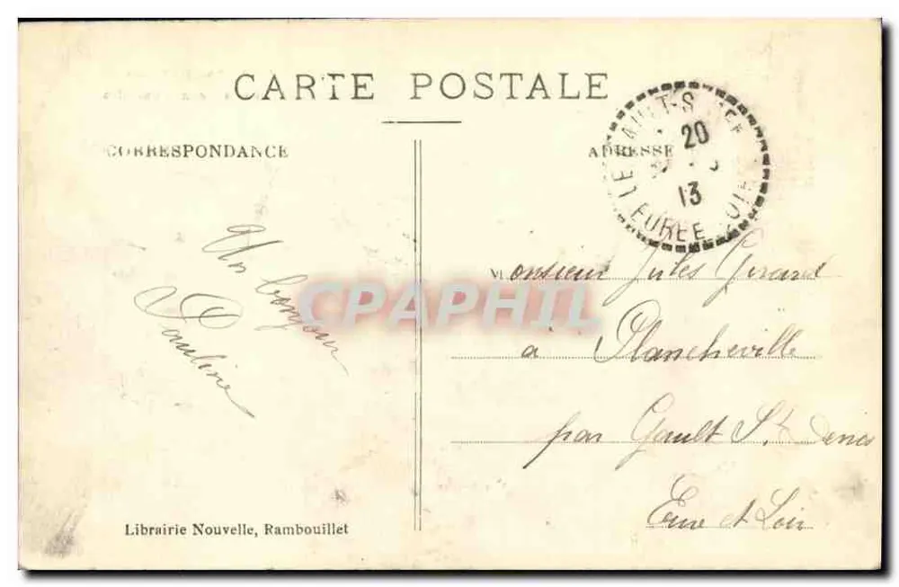 Kasteel van de Twee Torens — Saint-Chéron — Librairie Nouvelle, Rambouillet - Achterkant