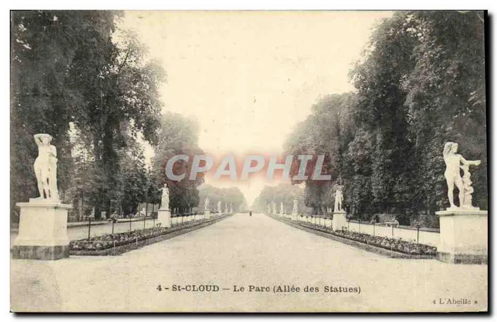 St-Cloud — O Parque (Avenida das Estátuas) — L'Abeille, n°4 - Frente