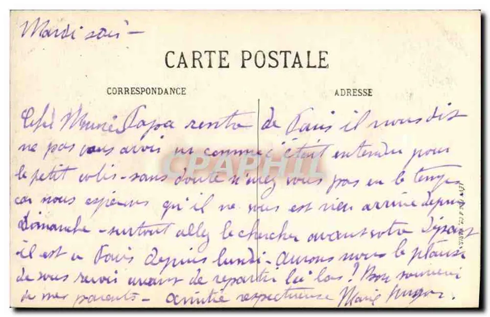 Saint-Cloud — O Parque — A Grande Cascata — LL. - Verso