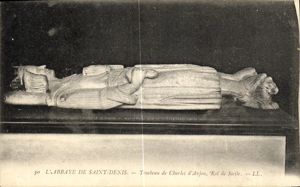 DIE ABBAYE DE SAINT-DENIS — Grabmal von Karl von Anjou, König von Sizilien — LL. — N°30 - Vorderseite