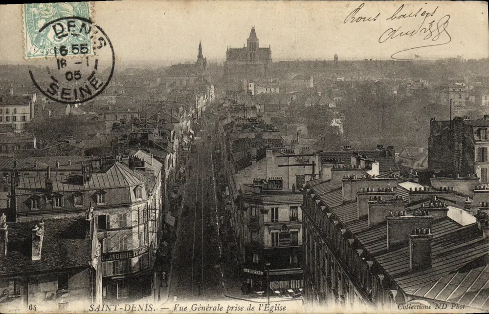 SAINT-DENIS — Allgemeiner Blick vom Kirchturm — Collections ND Phot - Vorderseite