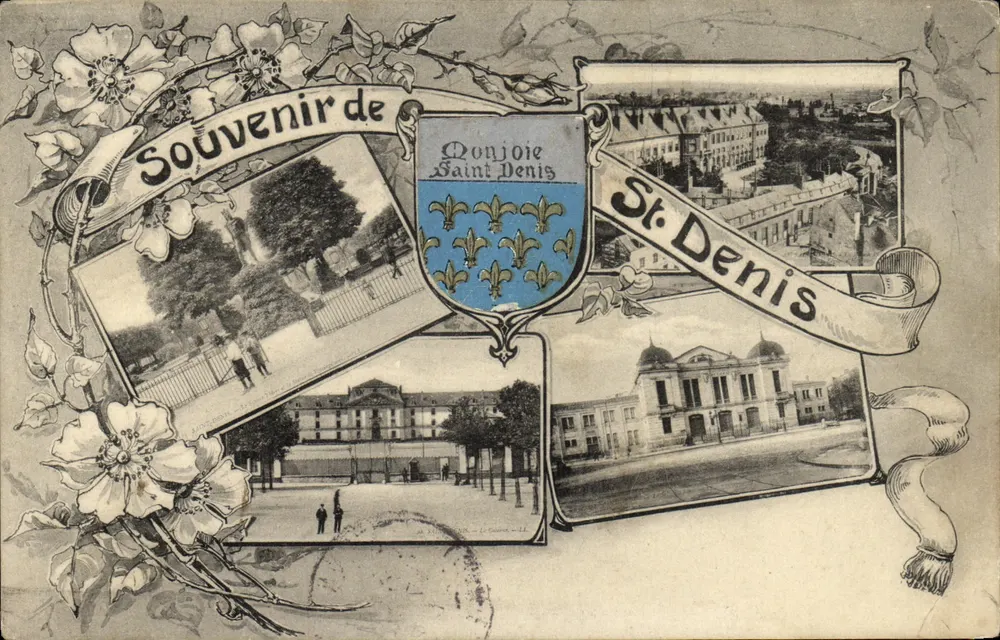 Saint-Denis — Lembrete de Monjoie Saint-Denis — editor desconhecido, número de série não visível - Frente