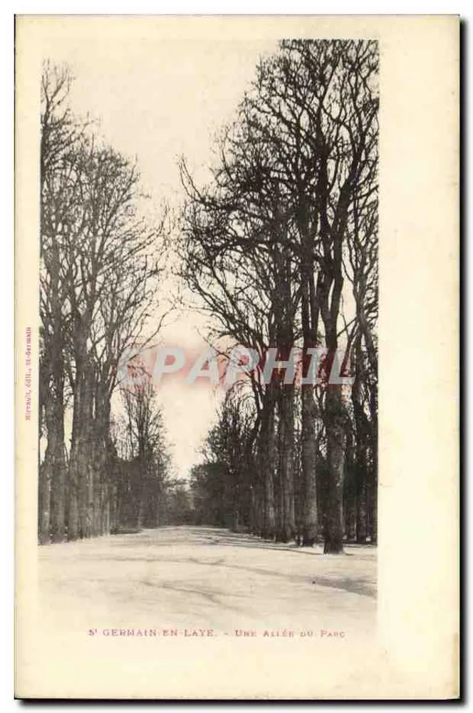 S. GERMAIN-EN-LAYE - UMA ALEIA DO PARC — editada por RERWOL, DÉLIA, ST GERMAIN - Frente
