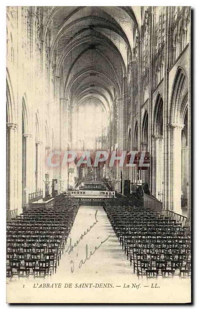A ABBADIA DE SAINT-DENIS — A Nave — LL. - Frente