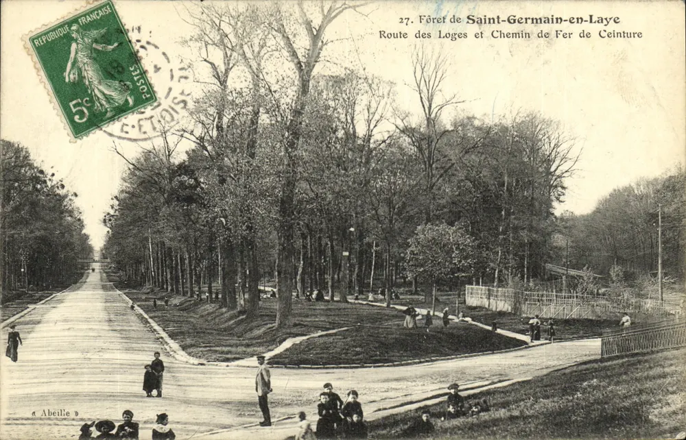 Wald von Saint-Germain-en-Laye — Route des Loges und Ceinture Railway — Bienen - Vorderseite