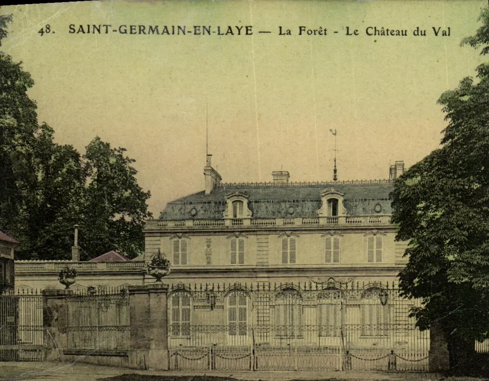 Saint-Germain-en-Laye — La Forêt — Le Château du Val - Recto