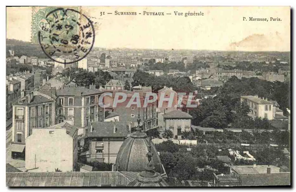 Suresnes - Puteaux — Vista geral — P. Marmuse, Paris. - Frente