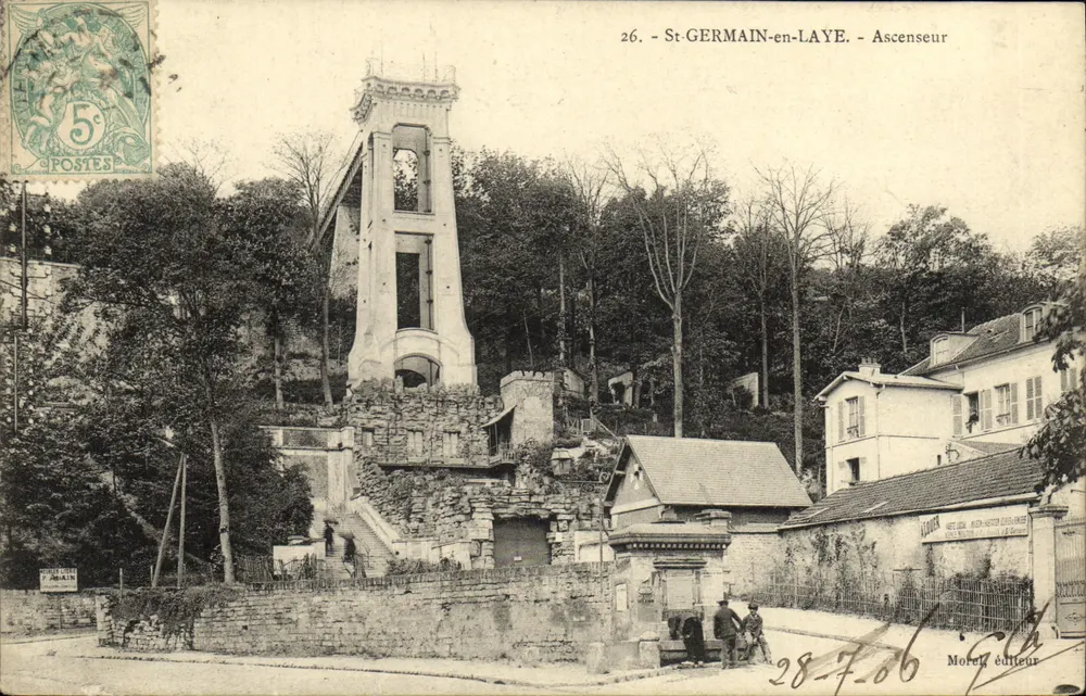 St-GERMAIN-en-LAYE - Elevador — Morel editor, n°26 - Frente