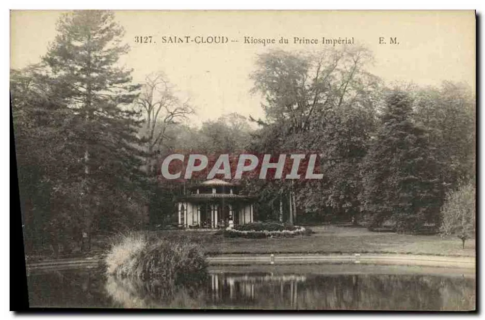 Saint-Cloud — Kiosque do Príncipe Imperial — E. M. - Frente