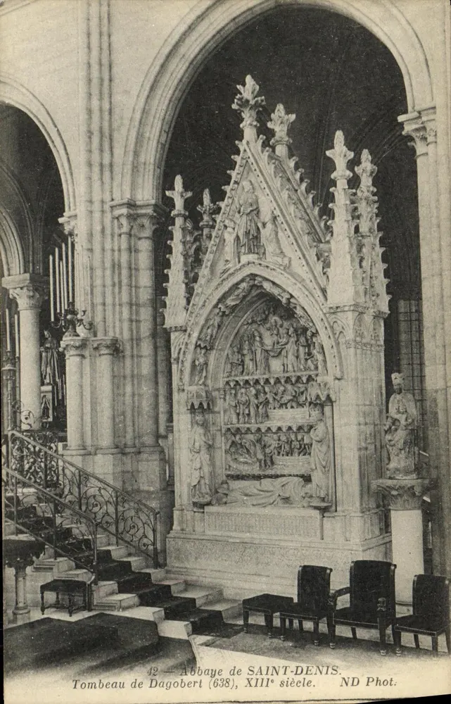 Tombe van Dagobert — Abdis van Saint-Denis — ND Phot. n°42 - Voorkant