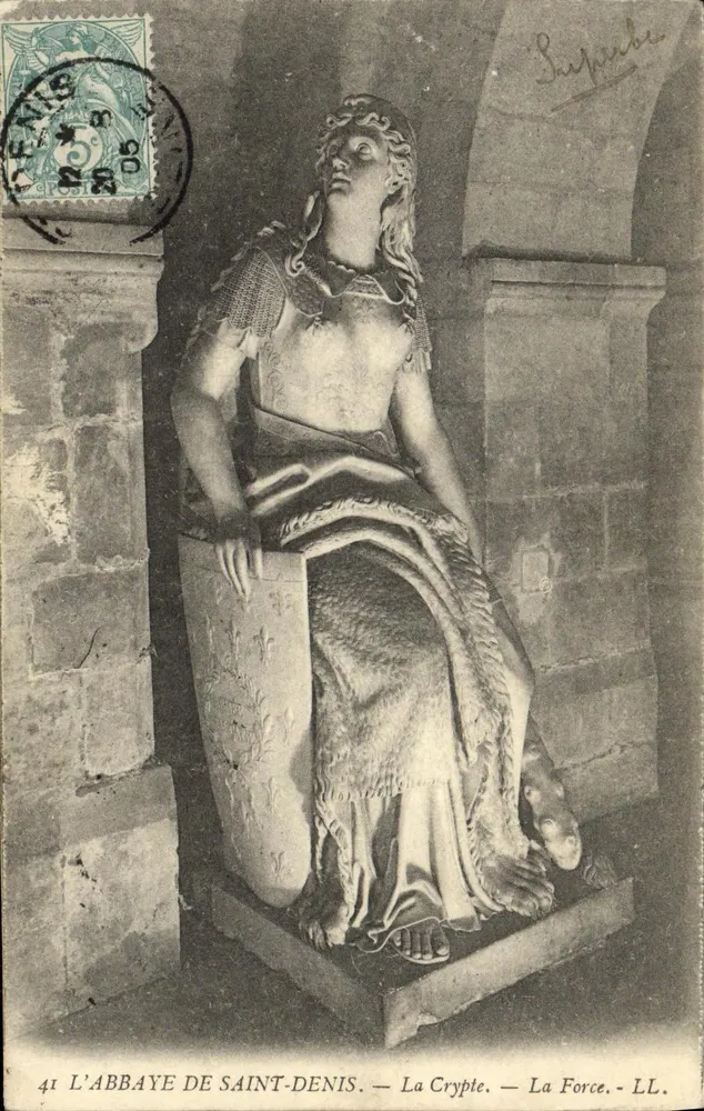A ABBADIA DE SAINT-DENIS — A Cripta — A Força — LL. - Frente