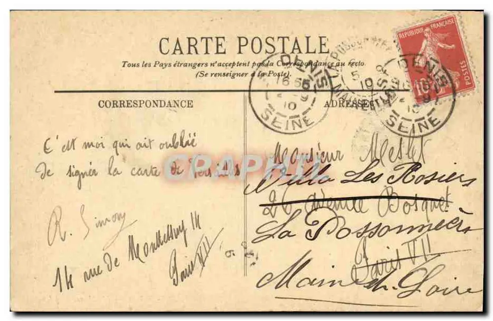 Saint-Denis — A Abadia — LL - Verso