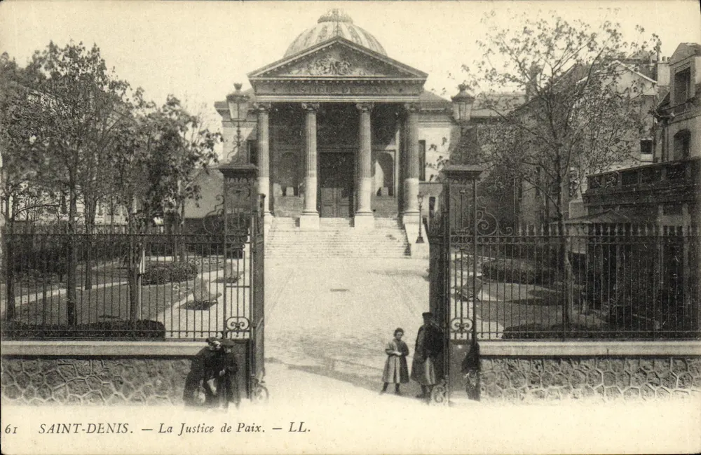 Saint-Denis — A Justiça de Paz — LL. n°61 - Frente