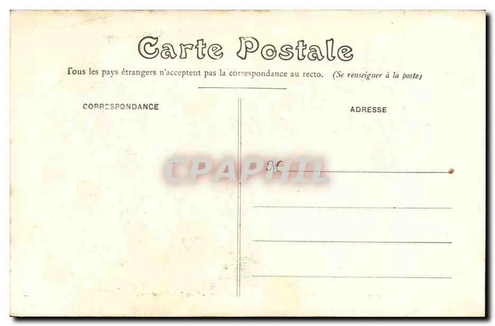 Saint-Denis - Bildungshaus der Ehrenlegion - Vogelperspektive - Pierre Patti, phot. - Rückseite