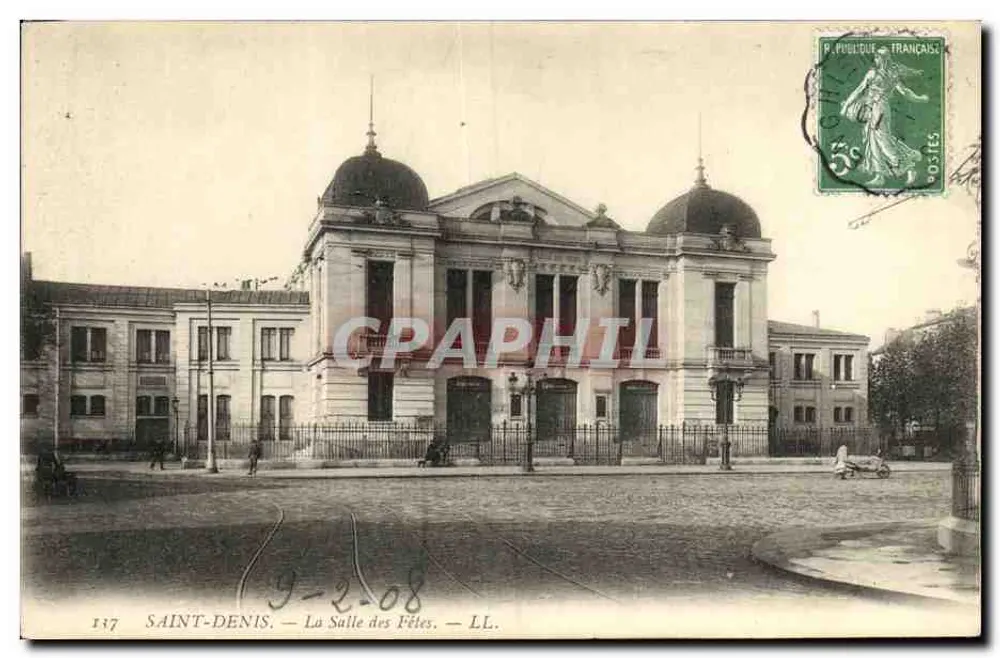 Saint-Denis — A Sala das Festas — LL. n° 117 - Frente
