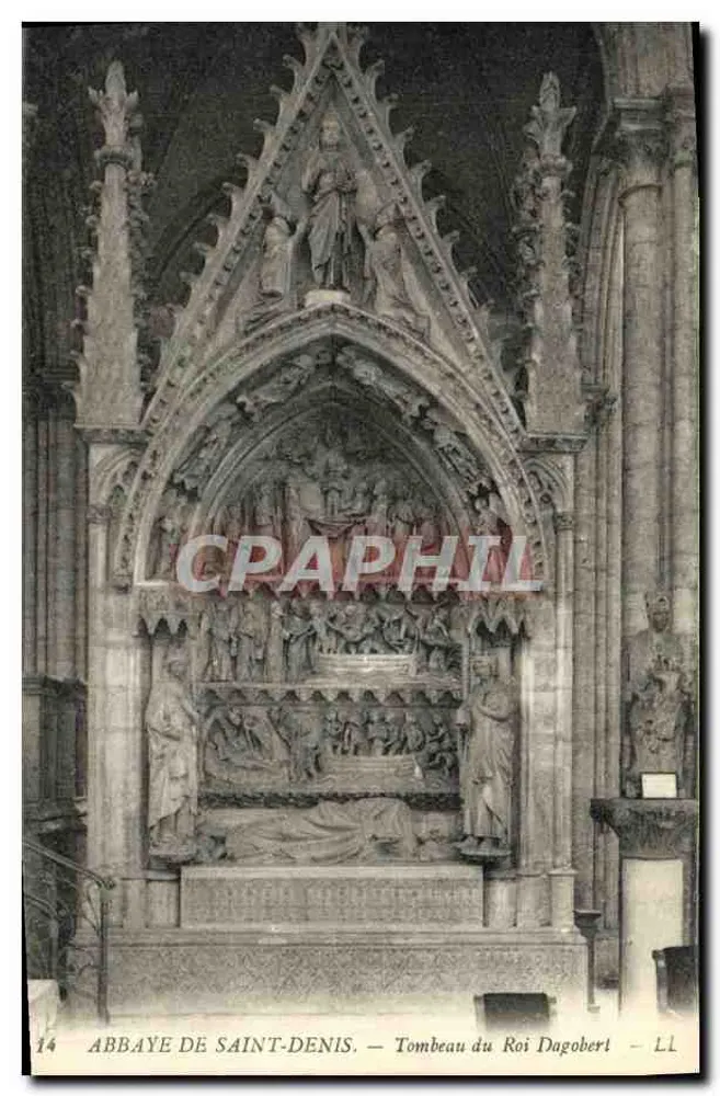 Abadia de Saint-Denis — Túmulo do Rei Dagobert — LL - Frente