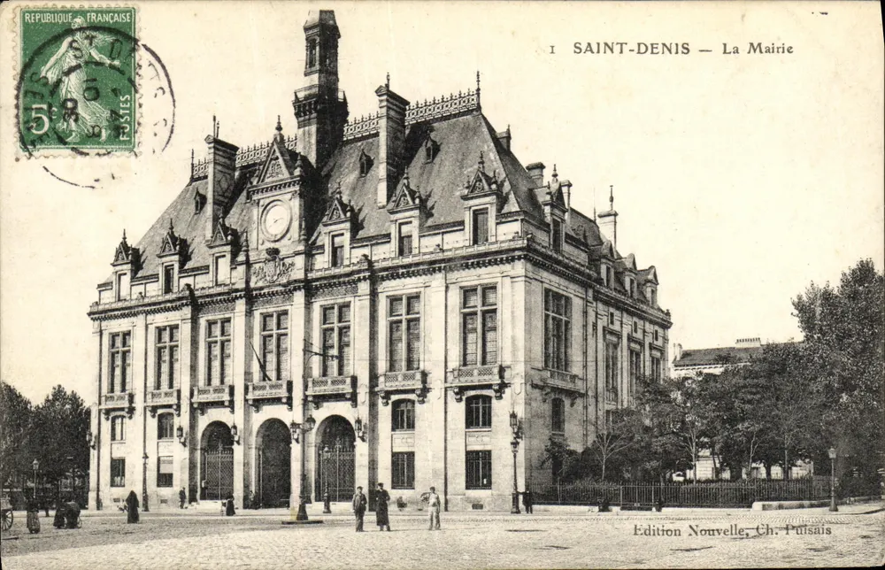 Saint-Denis — A Prefeitura — Edição Nova, Ch. Puisais - Frente