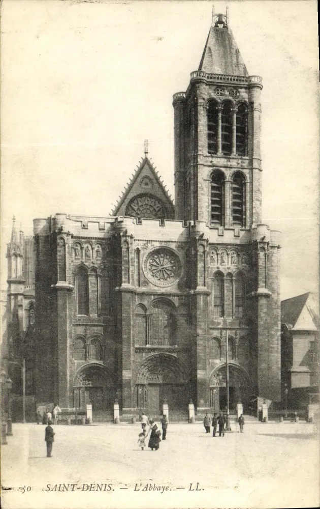 Saint-Denis — A Abadia — LL. - Frente