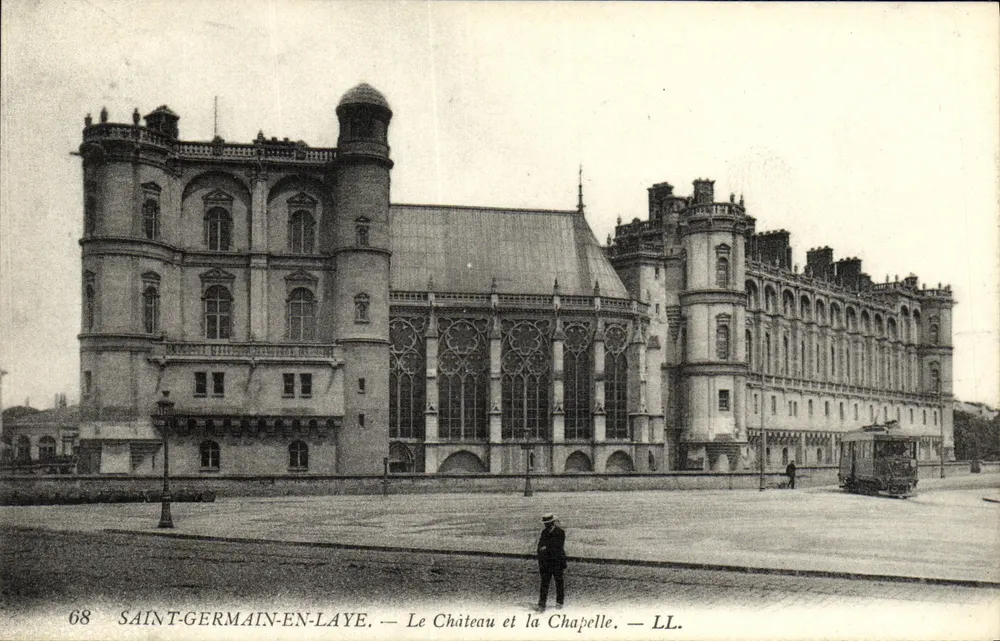 Saint-Germain-en-Laye — Schloss und Kapelle — LL. - Vorderseite