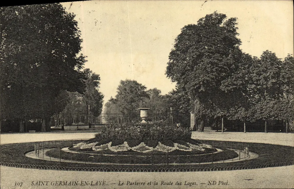 Saint Germain-en-Laye — Der Parterre und die Route des Loges — ND Phol. - Vorderseite