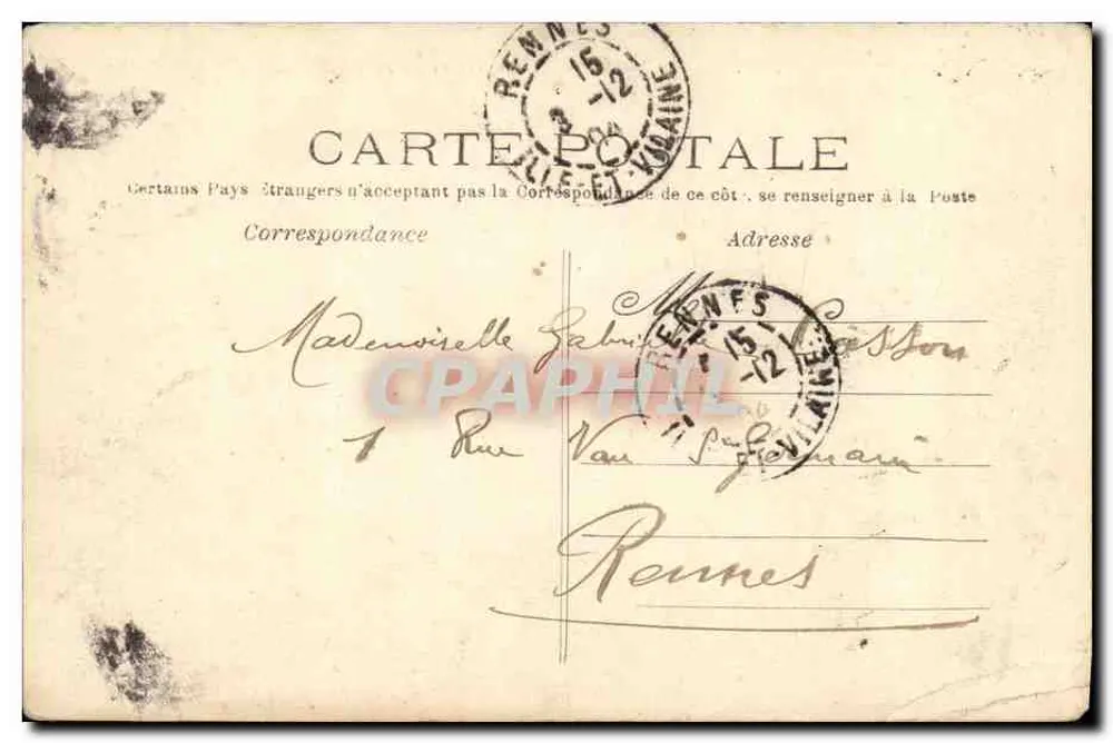 St-GERMAIN-en-LAYE — Perspectiva da Terrasse — F.A. 6306 - Verso