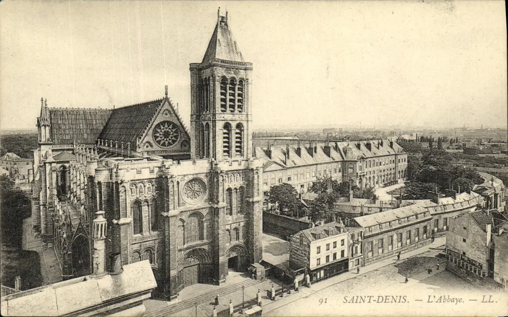 Saint-Denis — A Abadia — LL. — n°91 - Frente