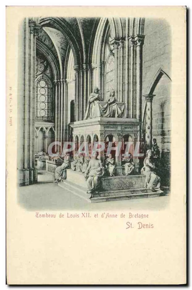 Grabmal von Ludwig XII. und Anne von Bretagne — St. Denis - Vorderseite