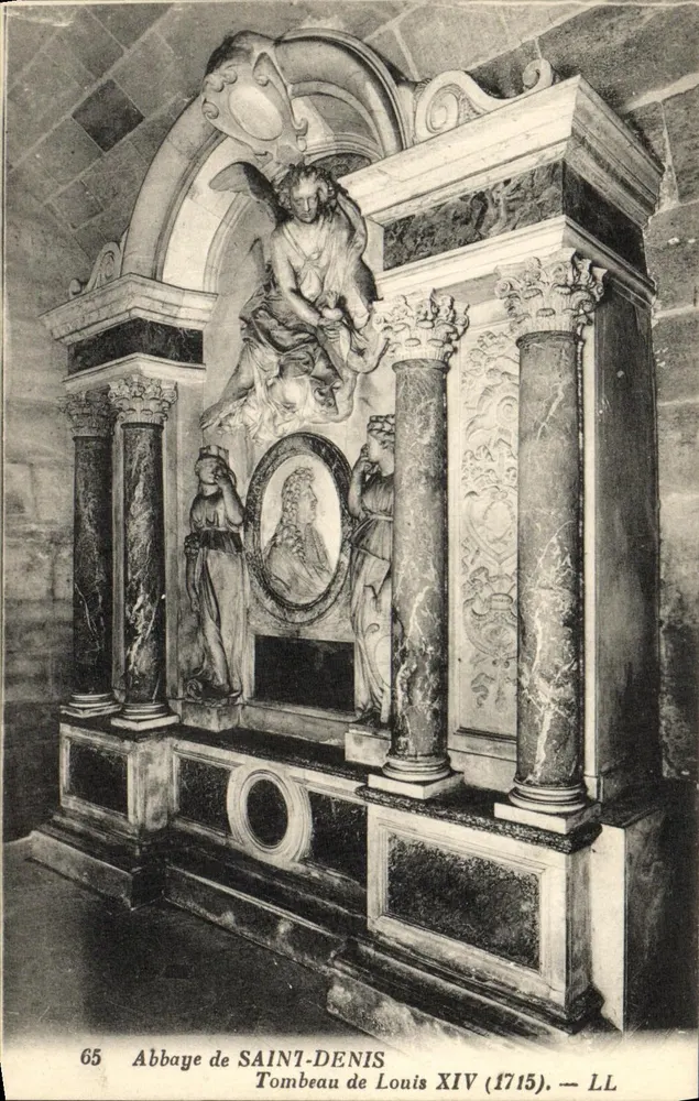 Grabmal von Ludwig XIV (1715) — Abtei Saint-Denis — LL - Vorderseite