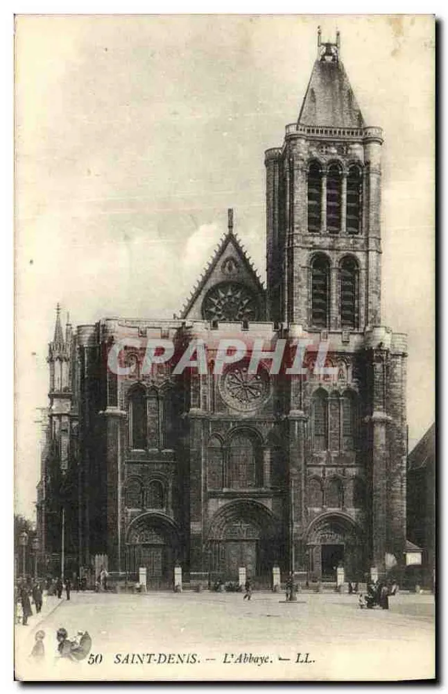 Saint-Denis — A Abadia — LL. n°50 - Frente