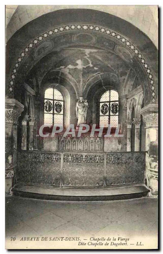 Abtei Saint-Denis — Kapelle der Jungfrau (Kapelle Dagobert) — LL. n°70 - Vorderseite