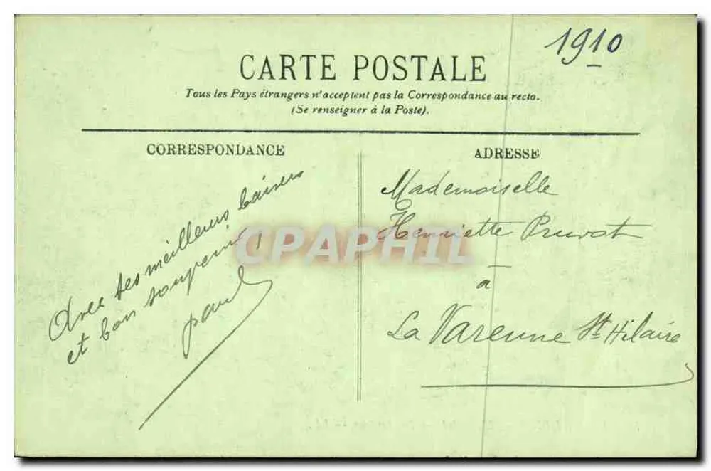 Saint-Denis — Das Krankenhaus — Die Gärten — LL. — n°72 - Rückseite