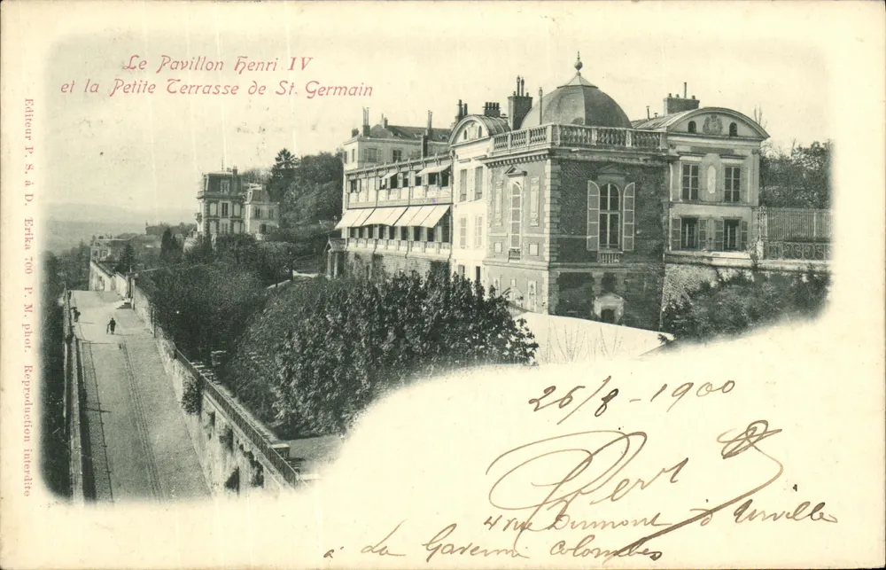Der Pavillon Henri IV und die kleine Terrasse von St. Germain — Verleger P. S. à D. Erkha, n° 700 - Vorderseite