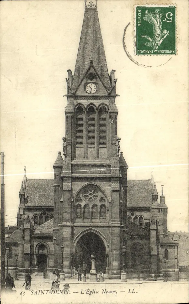 Saint-Denis — A Igreja Nova — LL. - Frente