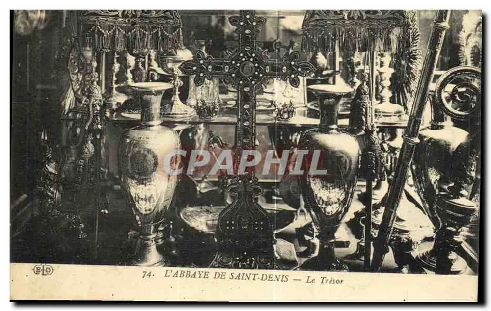 A ABBEY DE SAINT-DENIS — O Tesouro — Editor ELD, n°74 - Frente