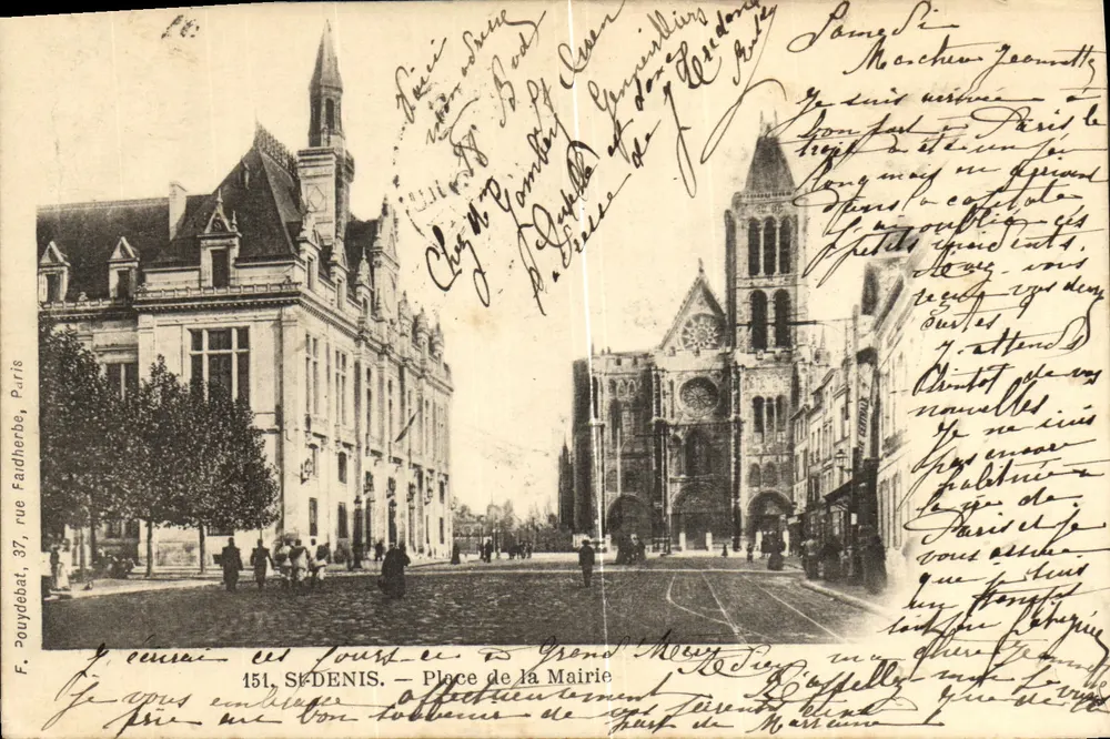 Sedan — Place de la Mairie — F. Poudébat, 37, rue Faidherbe, Paris - Frente