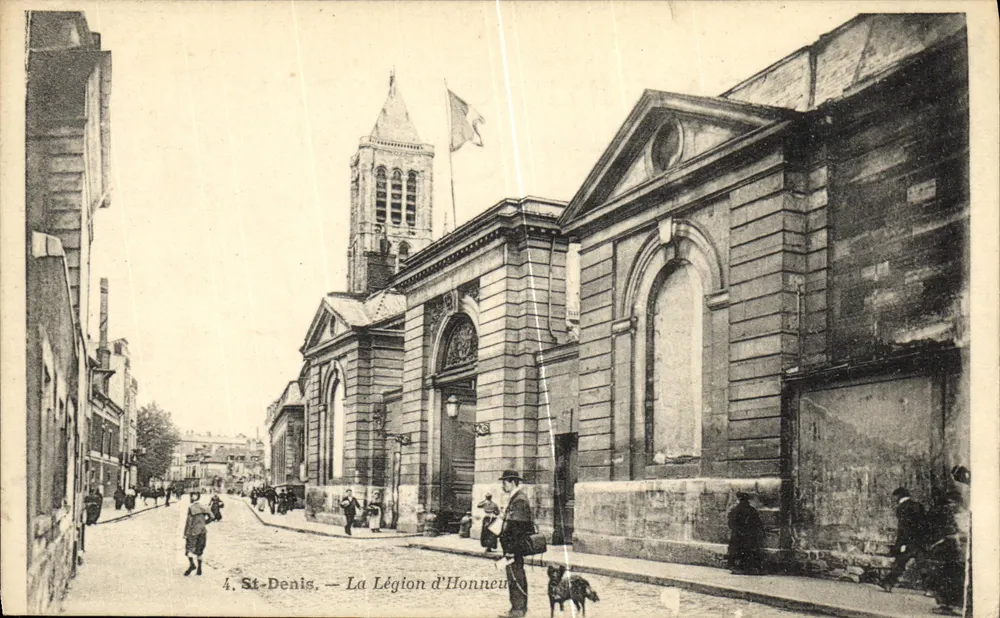 São-Denis — A Legião de Honra — F. Poudybat, 37 rue Faidherbe, Paris - Frente