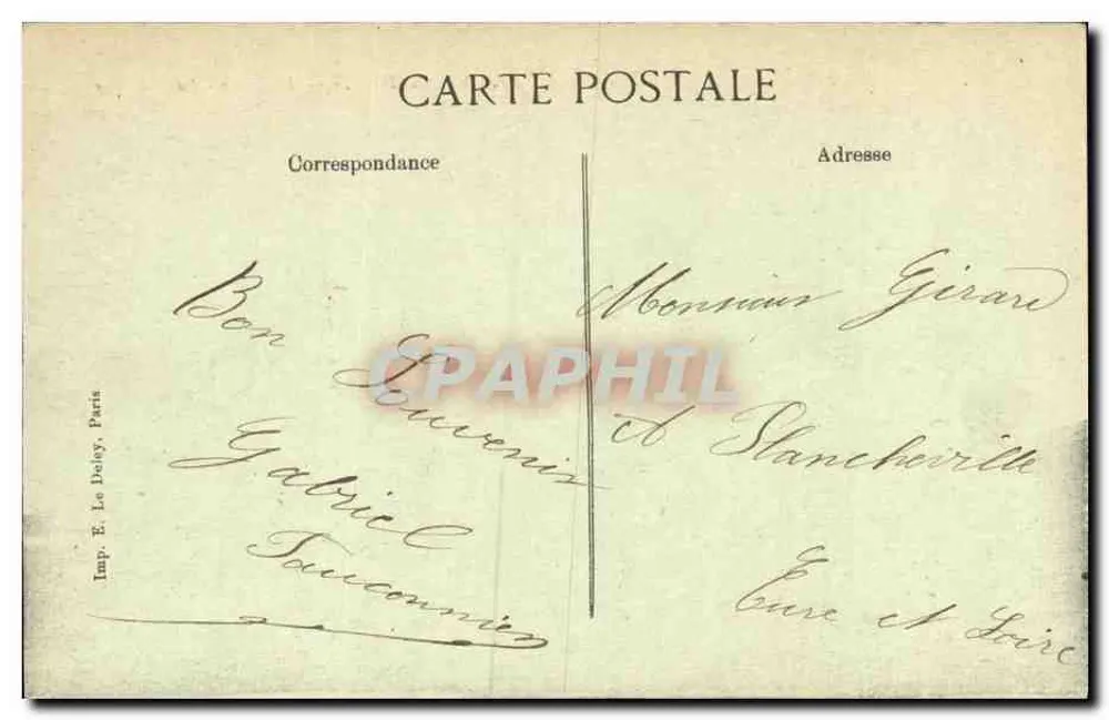 Saint-Denis — A Abside — A Basílica — Tauconnies - Verso