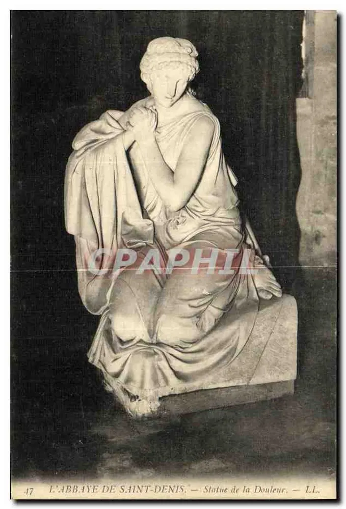 A ABBADIA DE SÃO DEnis — Estátua da Dor — L.L. - Frente