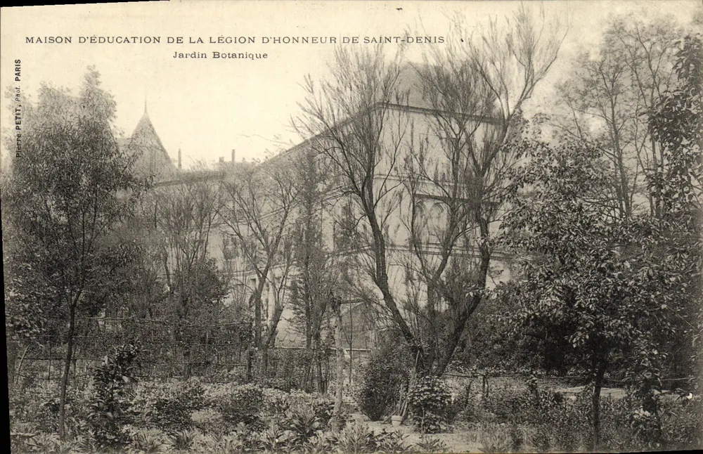 Bildungshaus der Ehrenlegion in Saint-Denis — Botanischer Garten — Pierre PETIT, Paris - Vorderseite