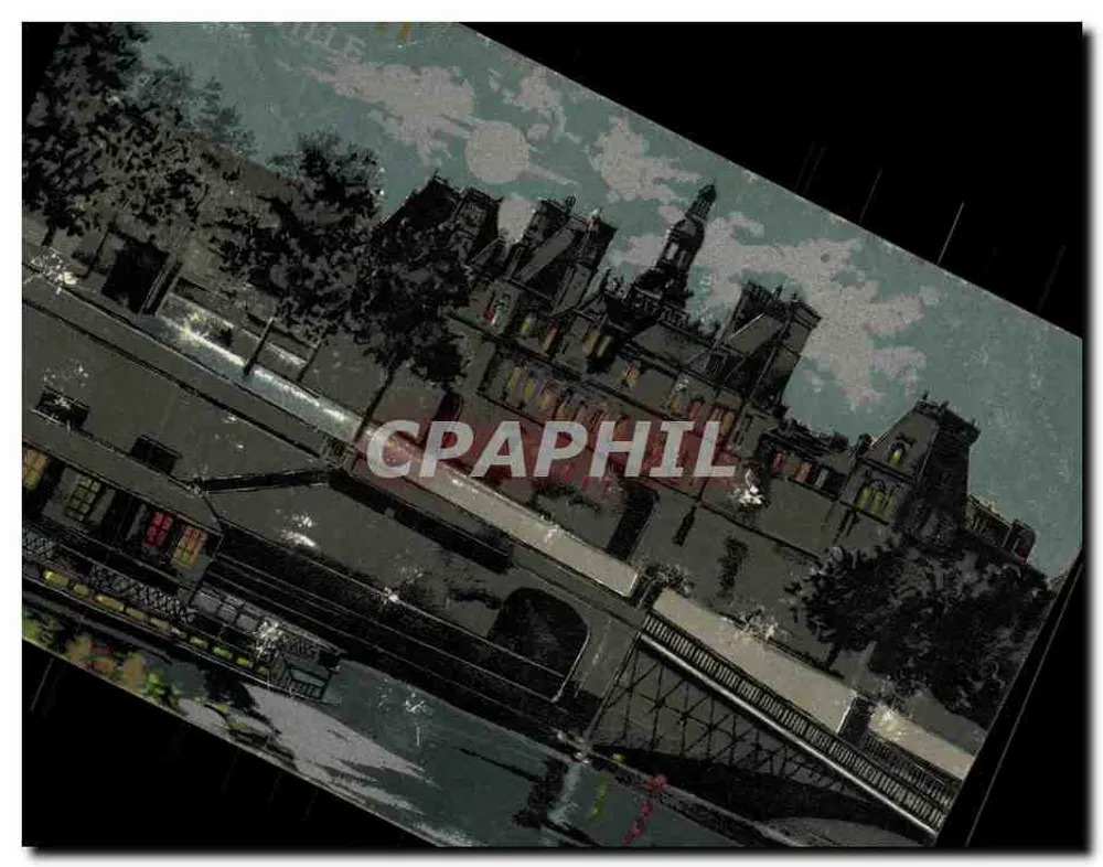 Ansicht von Paris — Verlag J.C. PARIS, Seriennummer nicht sichtbar - Vorderseite