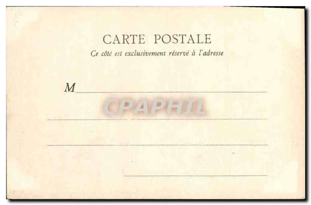 Der Bois de Boulogne im Herbst — Das Longchamp-Mühle — B. J. C., Paris, n°5 - Rückseite
