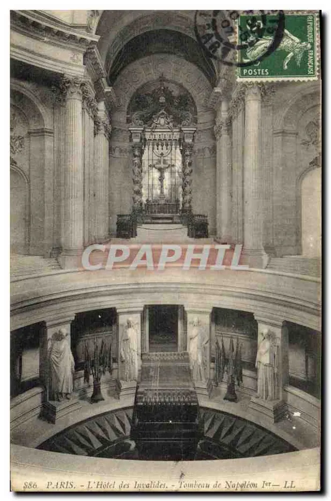 Paris - Das Hôtel des Invalides - Grabmal Napoleons I. — LL - Vorderseite